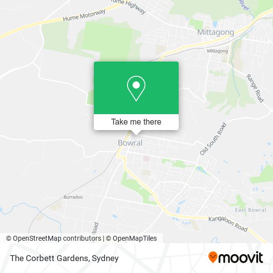 The Corbett Gardens map