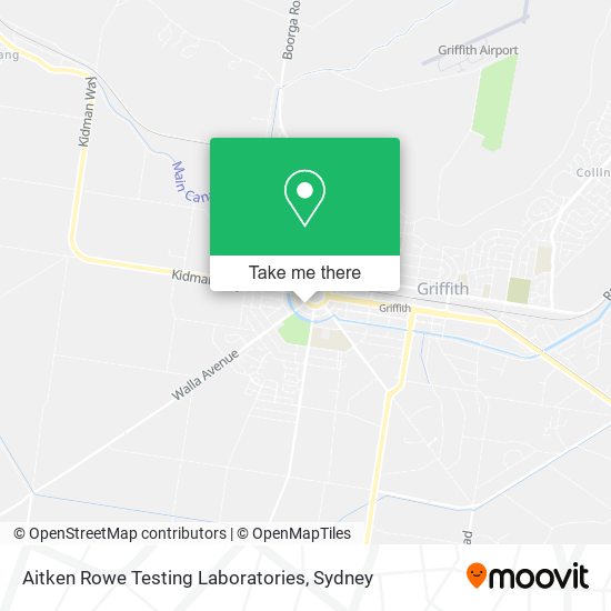 Mapa Aitken Rowe Testing Laboratories