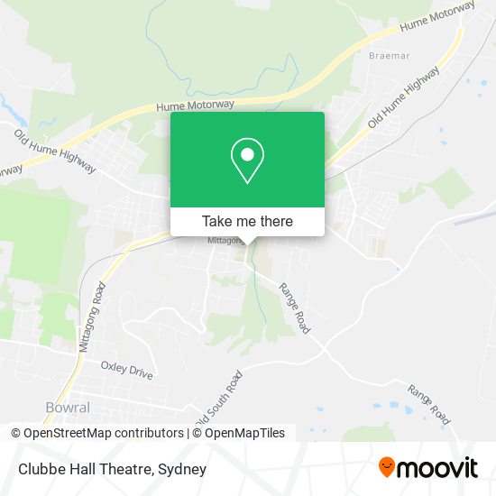 Clubbe Hall Theatre map