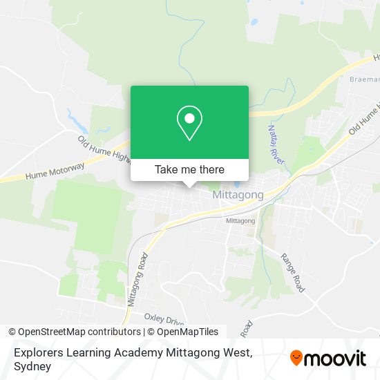 Mapa Explorers Learning Academy Mittagong West