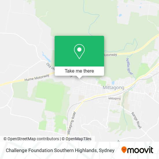 Mapa Challenge Foundation Southern Highlands