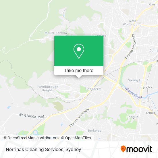 Nerrinas Cleaning Services map