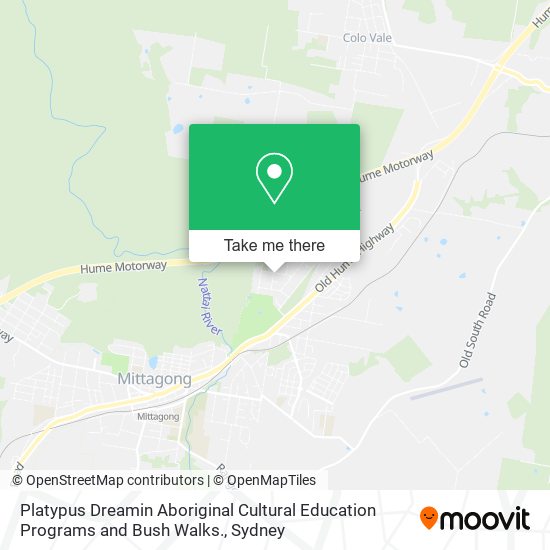 Platypus Dreamin Aboriginal Cultural Education Programs and Bush Walks. map