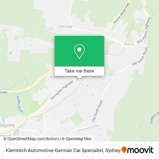 Mapa Klemtech Automotive-German Car Specialist