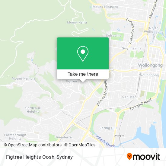 Mapa Figtree Heights Oosh