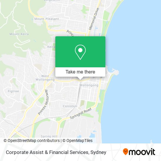 Corporate Assist & Financial Services map