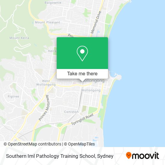 Southern Iml Pathology Training School map