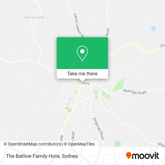 The Batlow Family Hote map