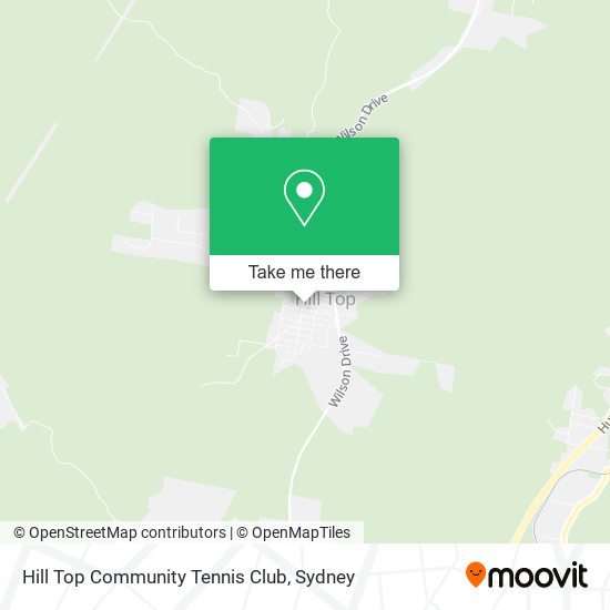 Mapa Hill Top Community Tennis Club