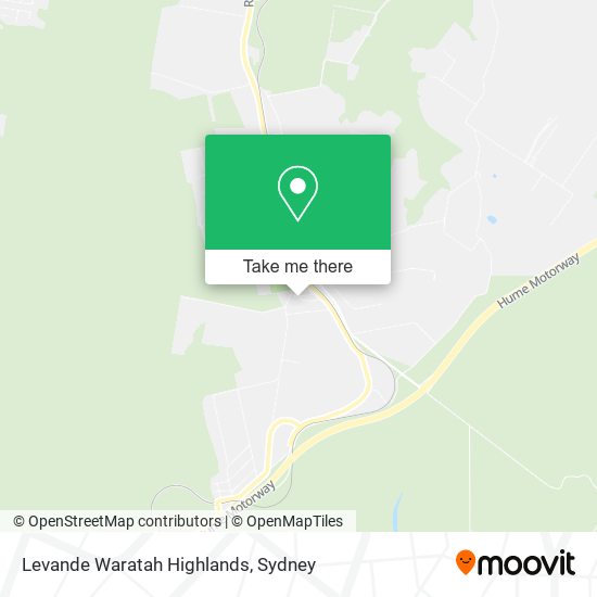 Levande Waratah Highlands map