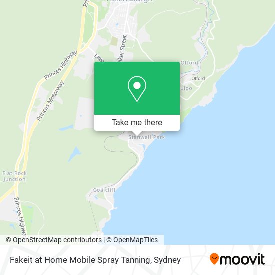 Fakeit at Home Mobile Spray Tanning map