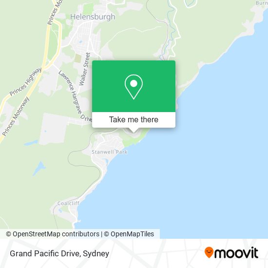 Grand Pacific Drive map