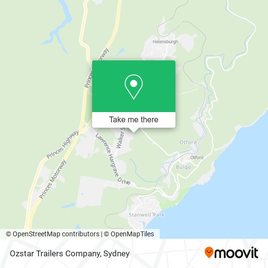 Mapa Ozstar Trailers Company