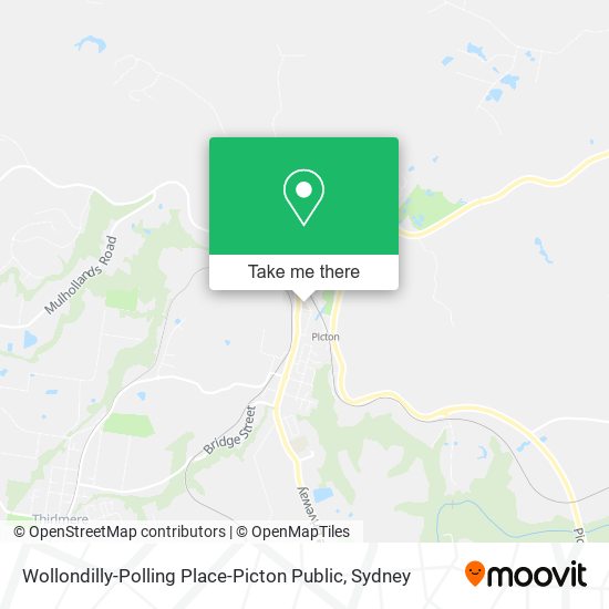 Mapa Wollondilly-Polling Place-Picton Public