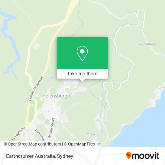 Earthcruiser Australia map