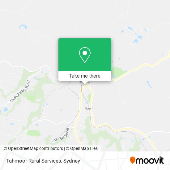 Tahmoor Rural Services map