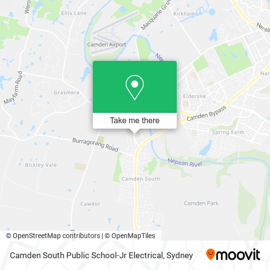 Mapa Camden South Public School-Jr Electrical