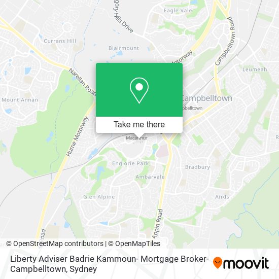 Mapa Liberty Adviser Badrie Kammoun- Mortgage Broker- Campbelltown