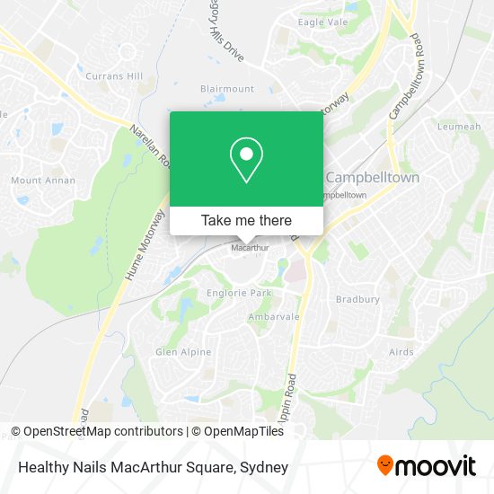 Healthy Nails MacArthur Square map