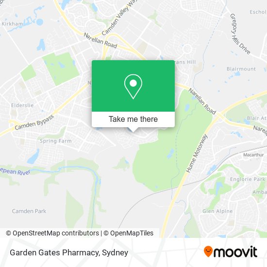 Garden Gates Pharmacy map