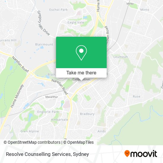 Mapa Resolve Counselling Services