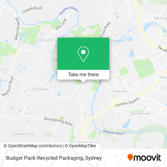 Budget Pack-Recycled Packaging map