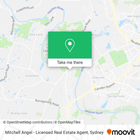 Mitchell Angel - Licensed Real Estate Agent map