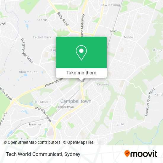 Tech World Communicati map