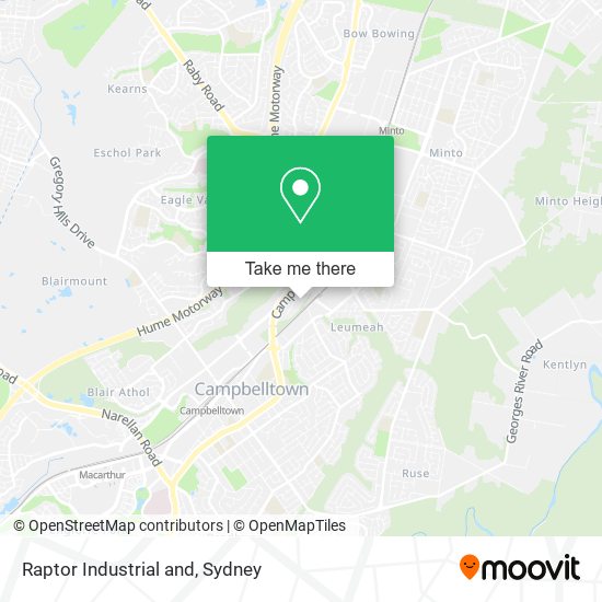 Raptor Industrial and map