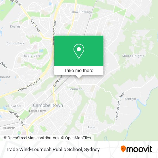Trade Wind-Leumeah Public School map
