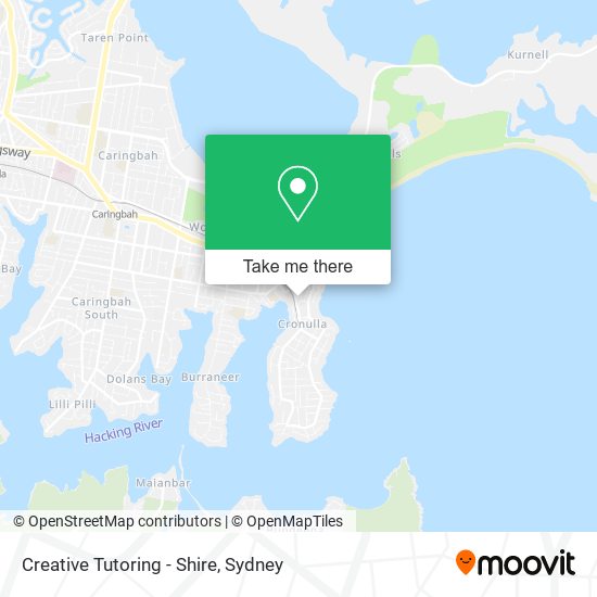 Mapa Creative Tutoring - Shire