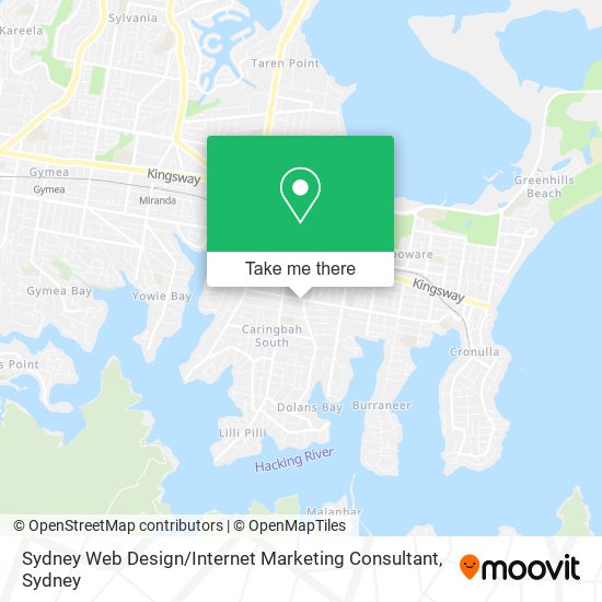 Sydney Web Design / Internet Marketing Consultant map