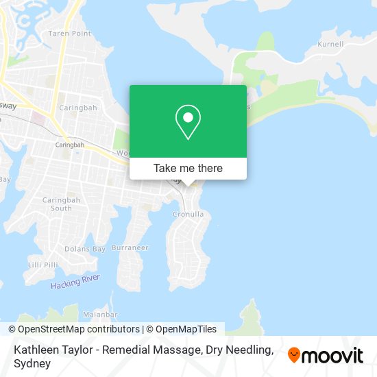 Kathleen Taylor - Remedial Massage, Dry Needling map