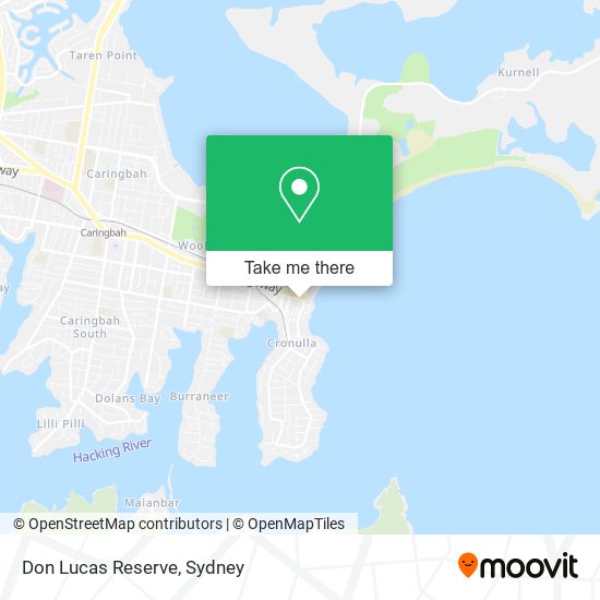 Don Lucas Reserve map