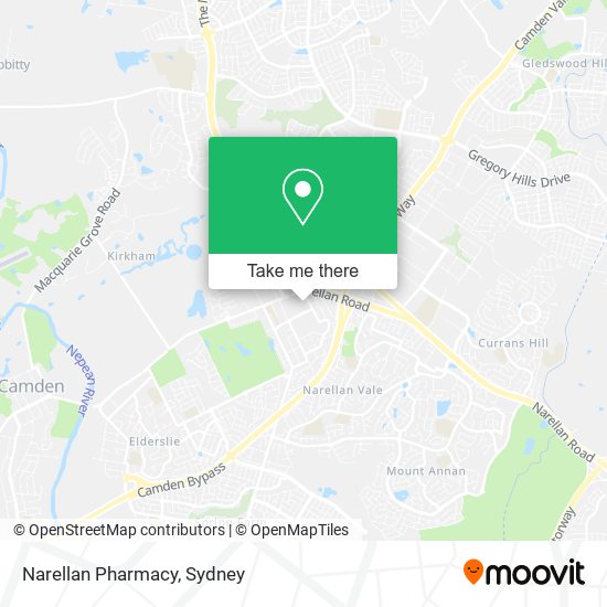 Mapa Narellan Pharmacy