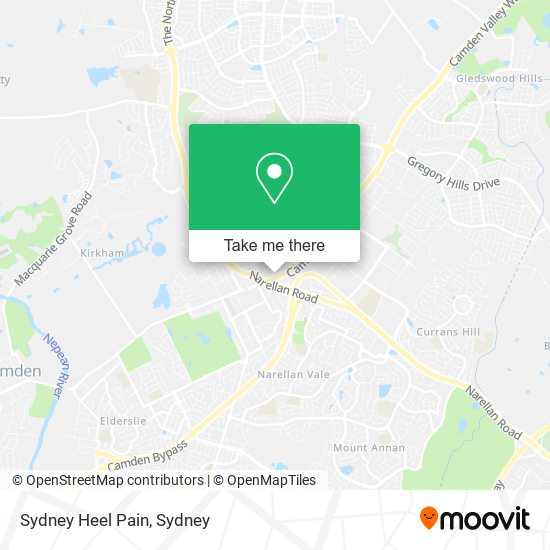 Sydney Heel Pain map