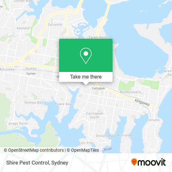 Shire Pest Control map