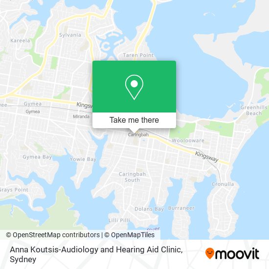 Mapa Anna Koutsis-Audiology and Hearing Aid Clinic
