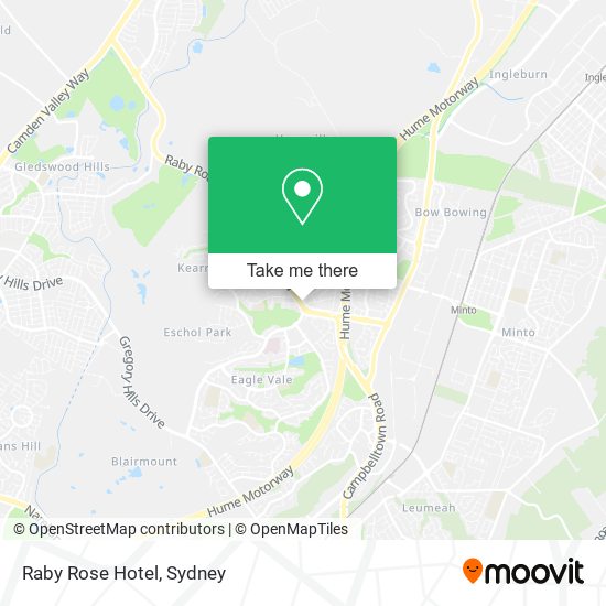Raby Rose Hotel map