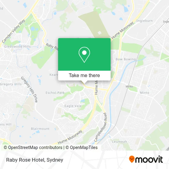 Mapa Raby Rose Hotel