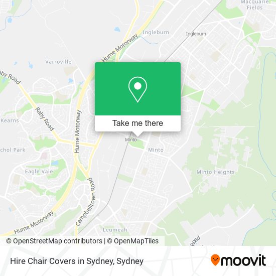 Hire Chair Covers in Sydney map