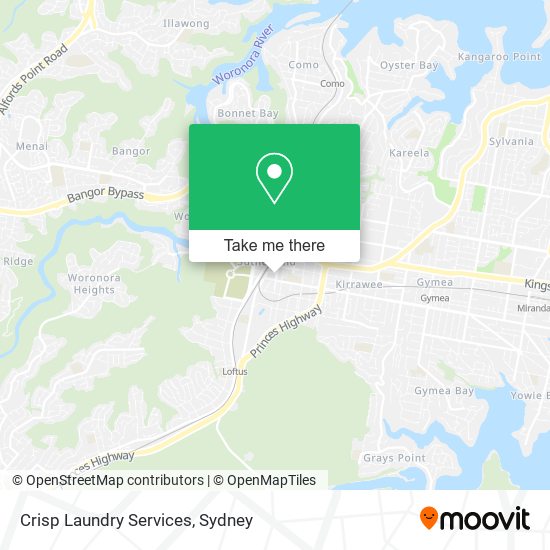 Mapa Crisp Laundry Services
