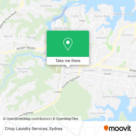 Crisp Laundry Services map