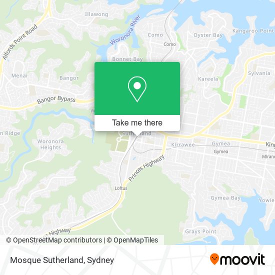 Mosque Sutherland map