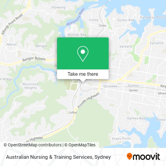 Mapa Australian Nursing & Training Services