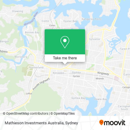 Mathieson Investments Australia map