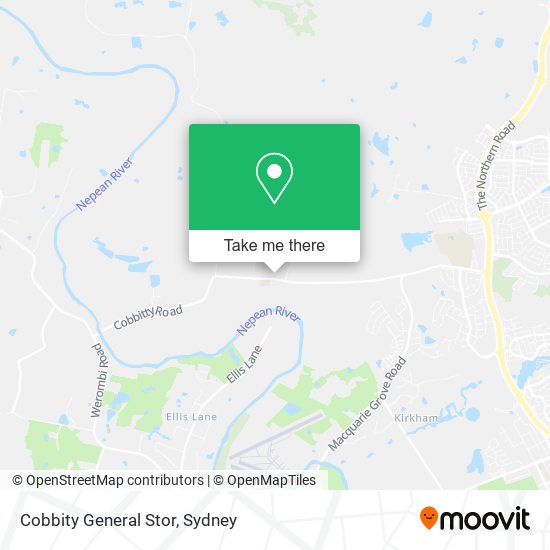 Mapa Cobbity General Stor