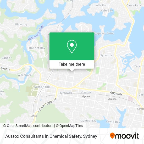 Mapa Austox Consultants in Chemical Safety