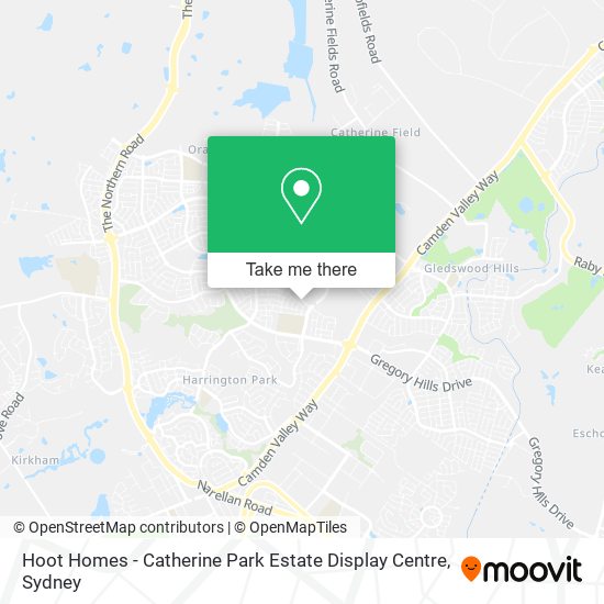 Mapa Hoot Homes - Catherine Park Estate Display Centre