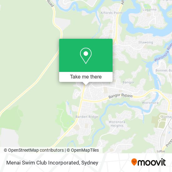 Menai Swim Club Incorporated map